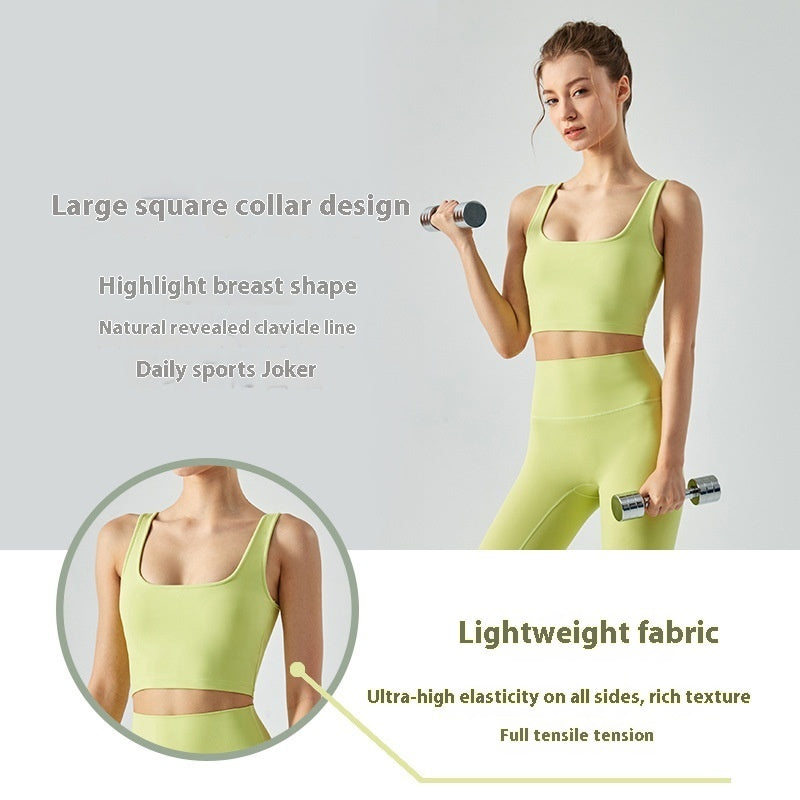 Fitnessweste mit Brustpolster-Yoga-BH