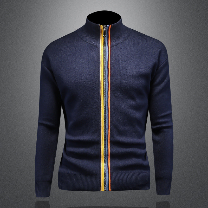 Pullover Cardigan Herren Slim Fit Mode Hemd Mantel