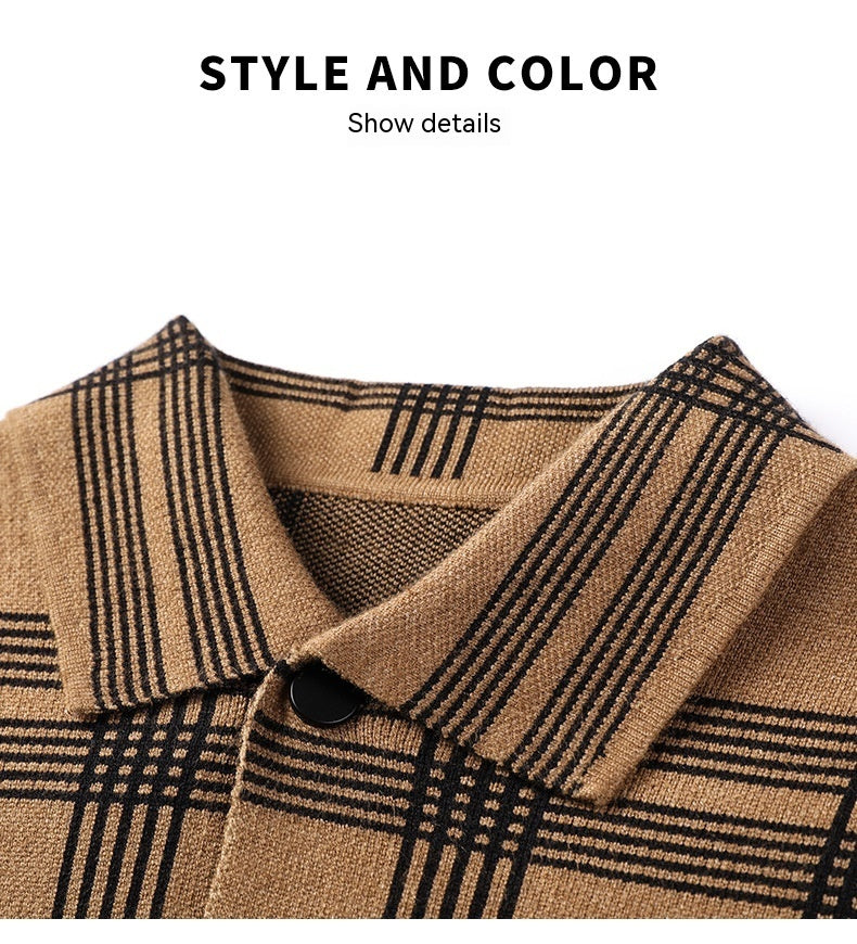 Trendy Loose Casual Pullover im koreanischen Stil mit Revers für Jugendliche