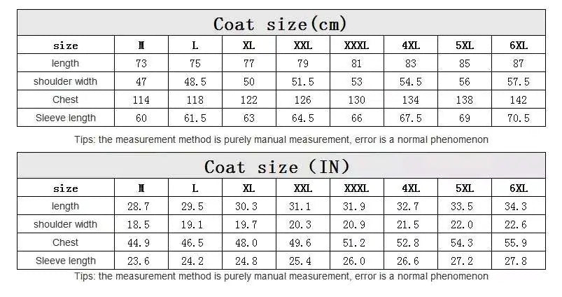 Winterjacke für Herren in großen Größen