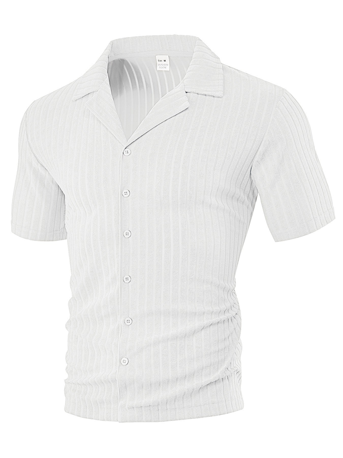 Loose Casual Breathable Lapel Men's Short Sleeve