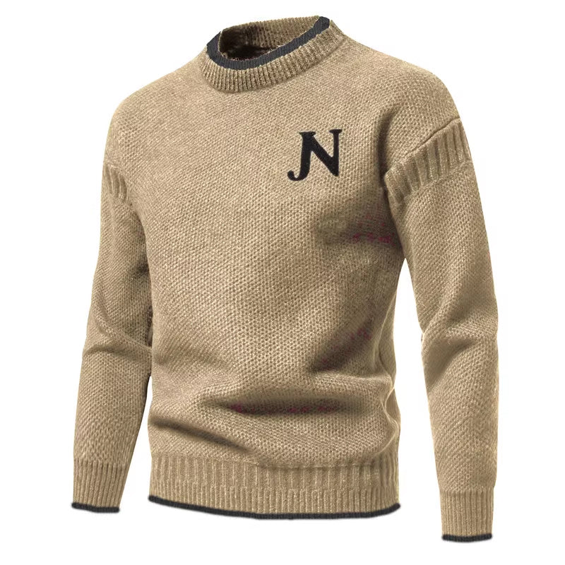 Trendy Freizeit Warm Gestrickt Bottoming Shirt Jugend Pullover