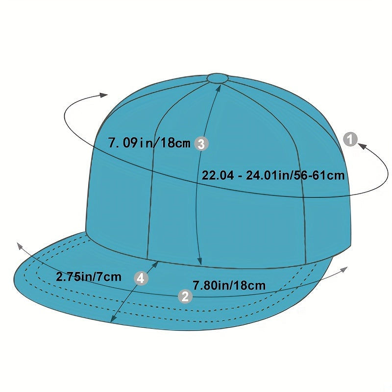 Men's Casual Beard Embroidered Baseball Cap, Ideal Choice For Gifts