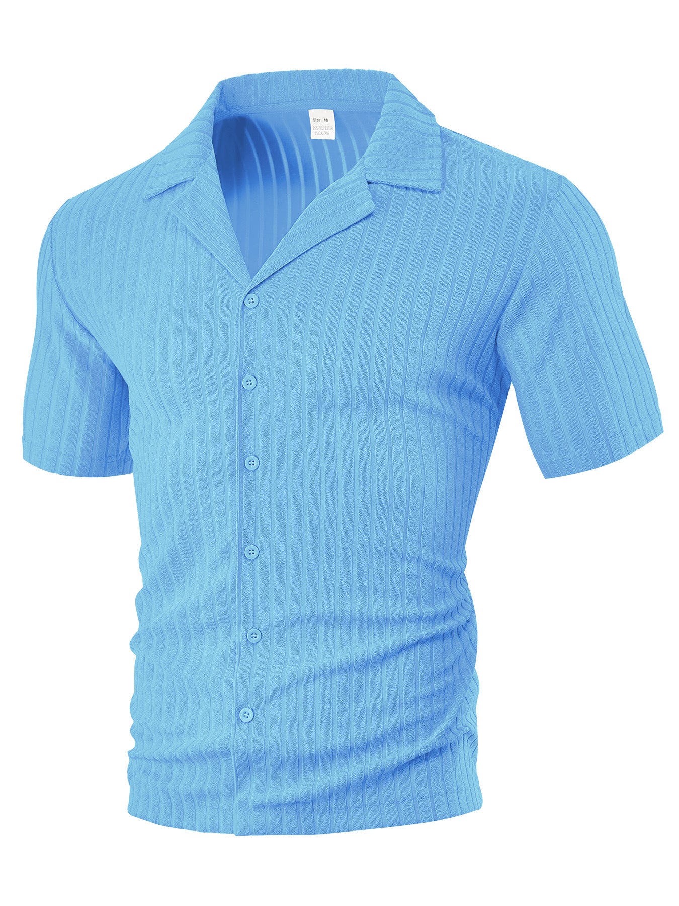 Loose Casual Breathable Lapel Men's Short Sleeve