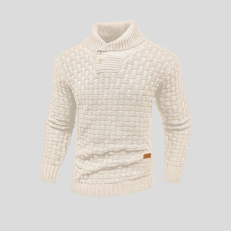 Exquisiter Pullover mit Knopfleiste für Jungen