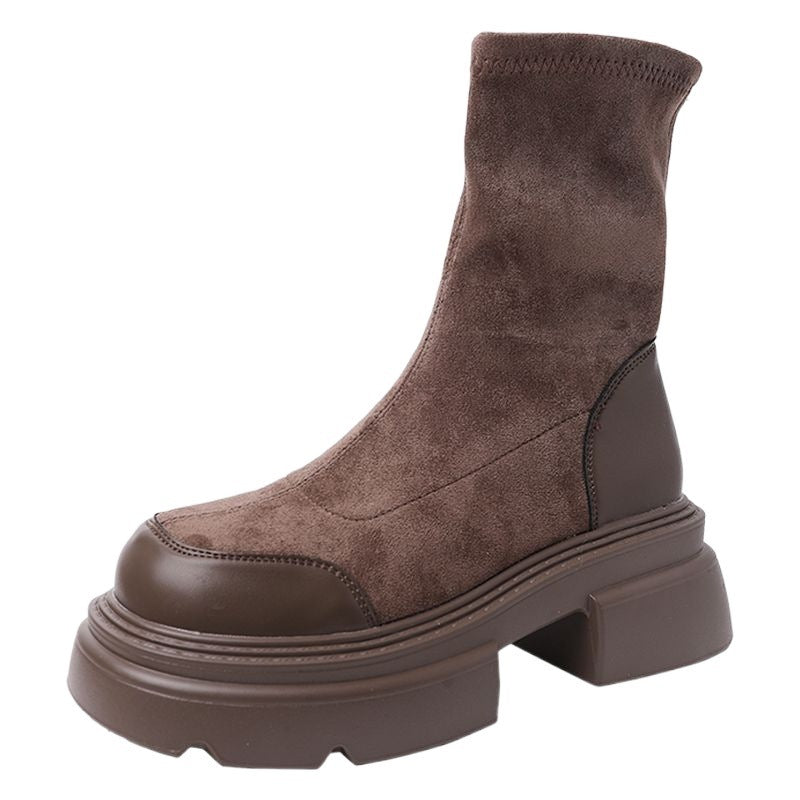 Martin Boots Damen All-Match-Stiefel mit dicker Sohle