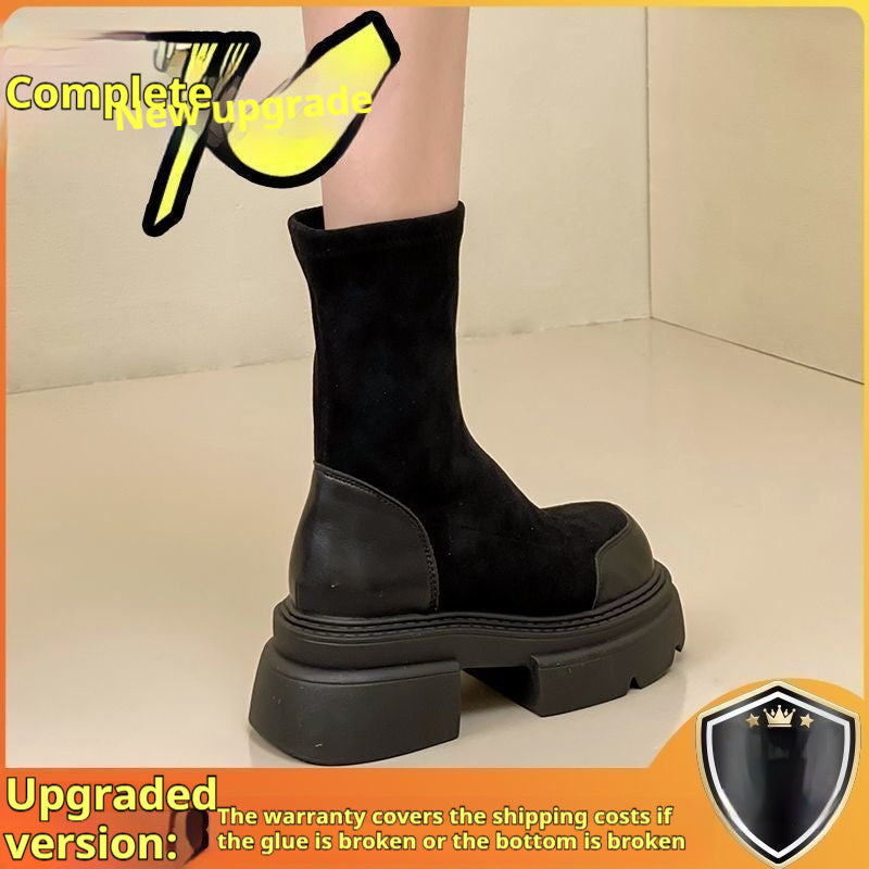 Martin Boots Damen All-Match-Stiefel mit dicker Sohle