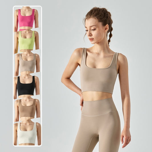 Fitnessweste mit Brustpolster-Yoga-BH