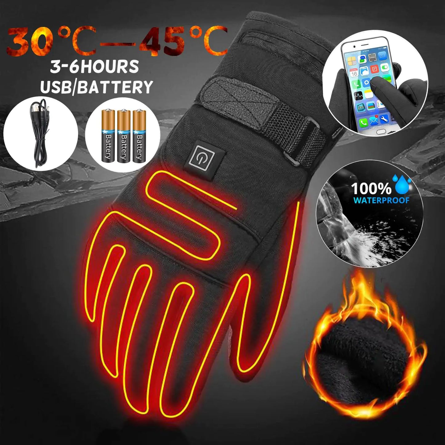 Thermo-Motorradhandschuhe