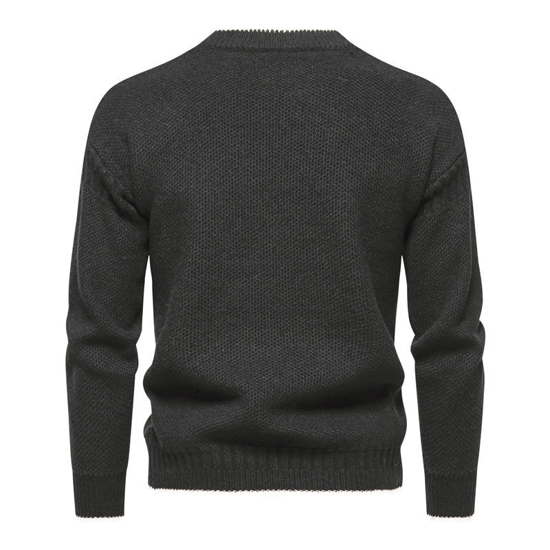 Trendy Freizeit Warm Gestrickt Bottoming Shirt Jugend Pullover