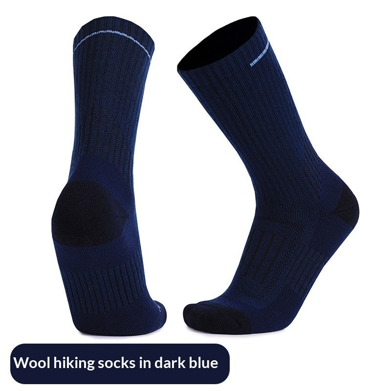 Men's Outdoor Non-slip Wear-resistant Sweat-absorbent Breathable Wool Socks
