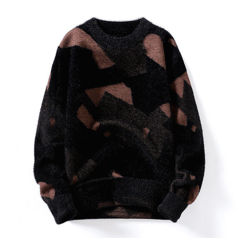 Asian Bay Anti-Nerz Pullover Strickhemd Slim Herren Top Bottoming Shirt Datei
