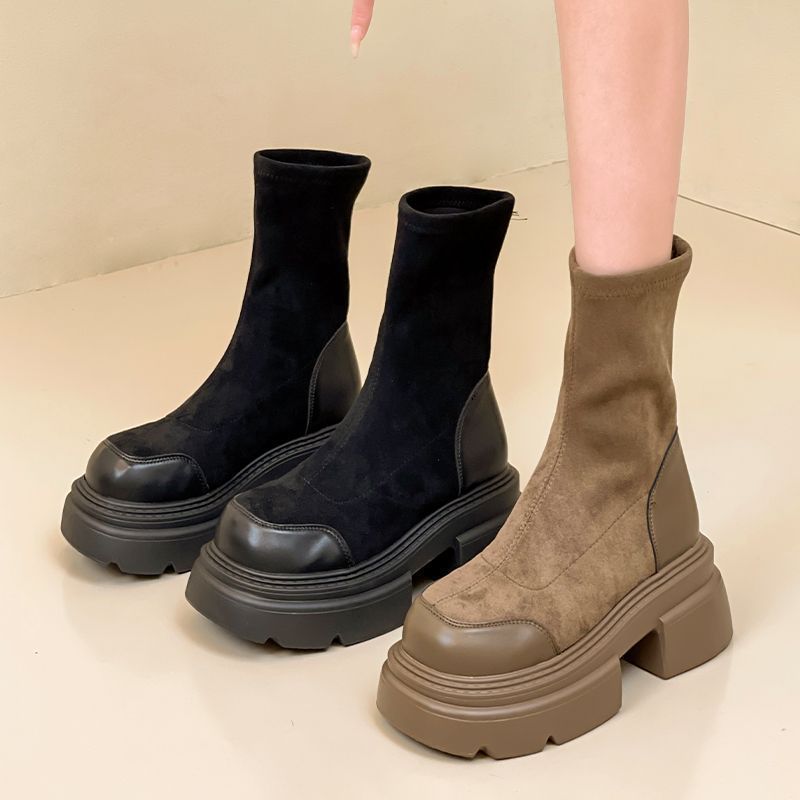 Martin Boots Damen All-Match-Stiefel mit dicker Sohle