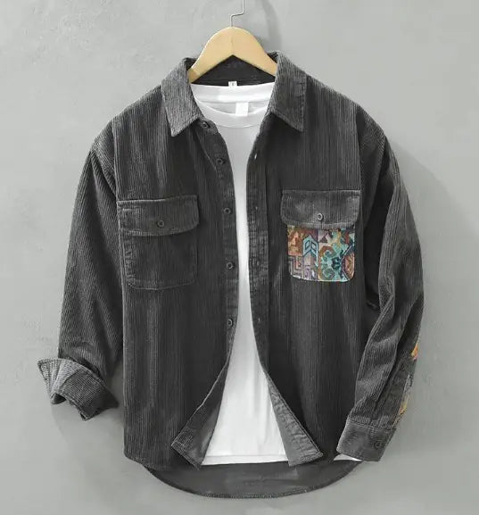 Langarmshirt im Retro-Stil im japanischen Stil