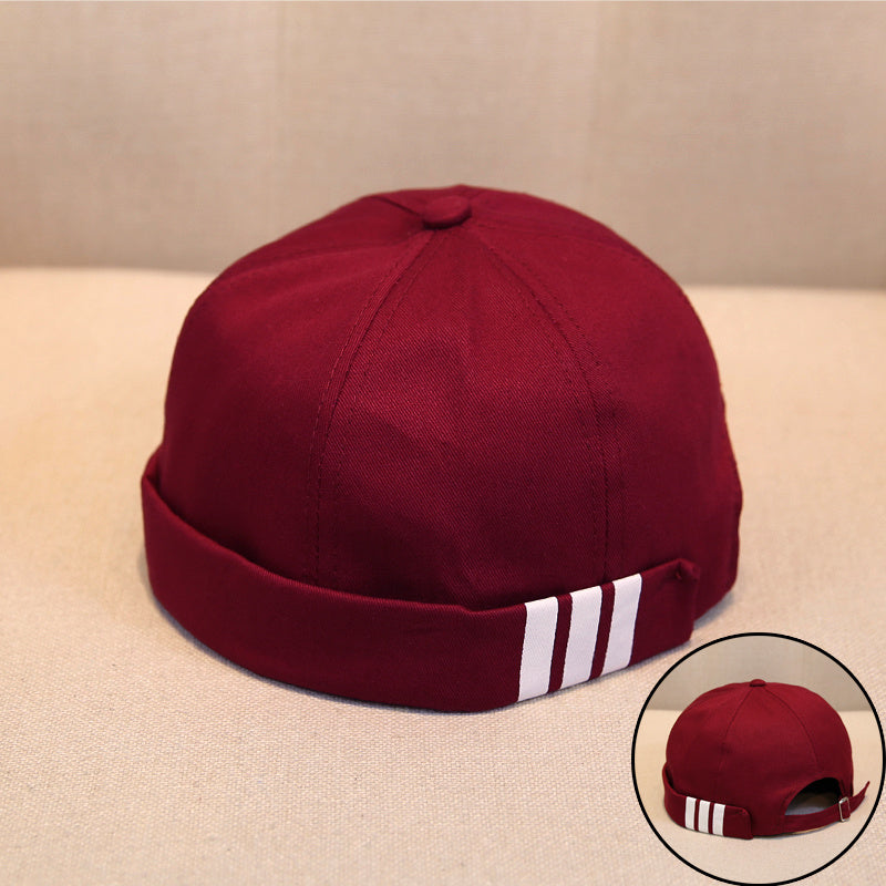 Retro Melon Hat Male Four Seasons Hip-hop Korean Version Of Beret Hat Street Hipsters Hats Without Eaves Landlord Women