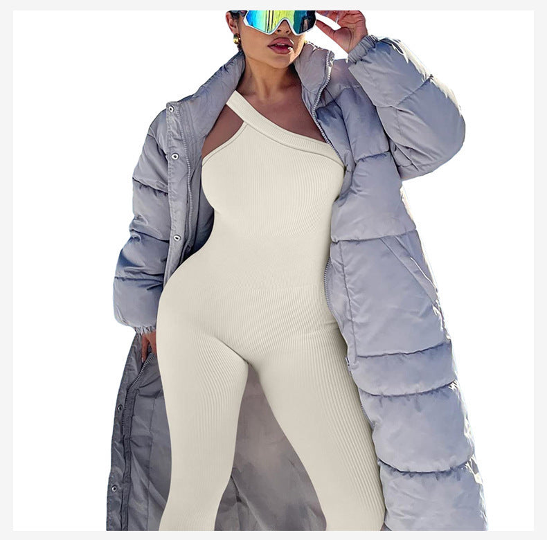 Europäischer und amerikanischer hochelastischer Jumpsuit für Damen