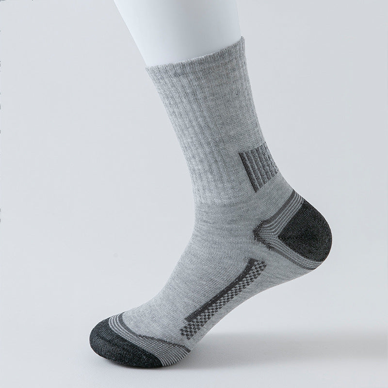 Stripe Sports Long Socks Sweat-absorbent, Comfortable And Breathable