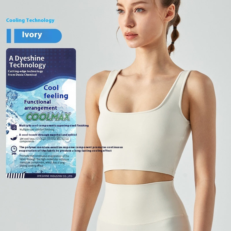 Fitnessweste mit Brustpolster-Yoga-BH