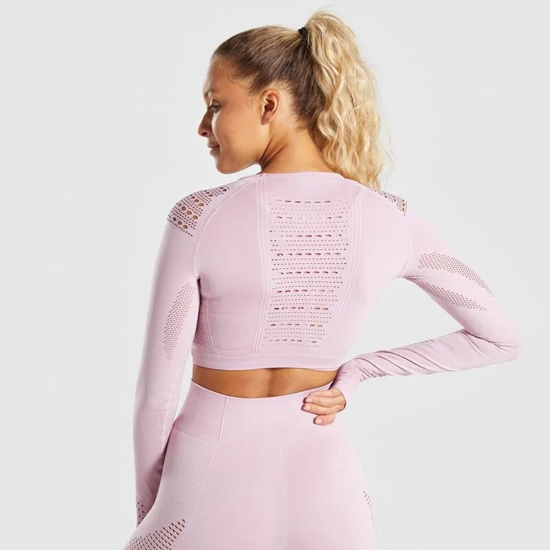 2-teiliges nahtloses Yoga-Set für Damen