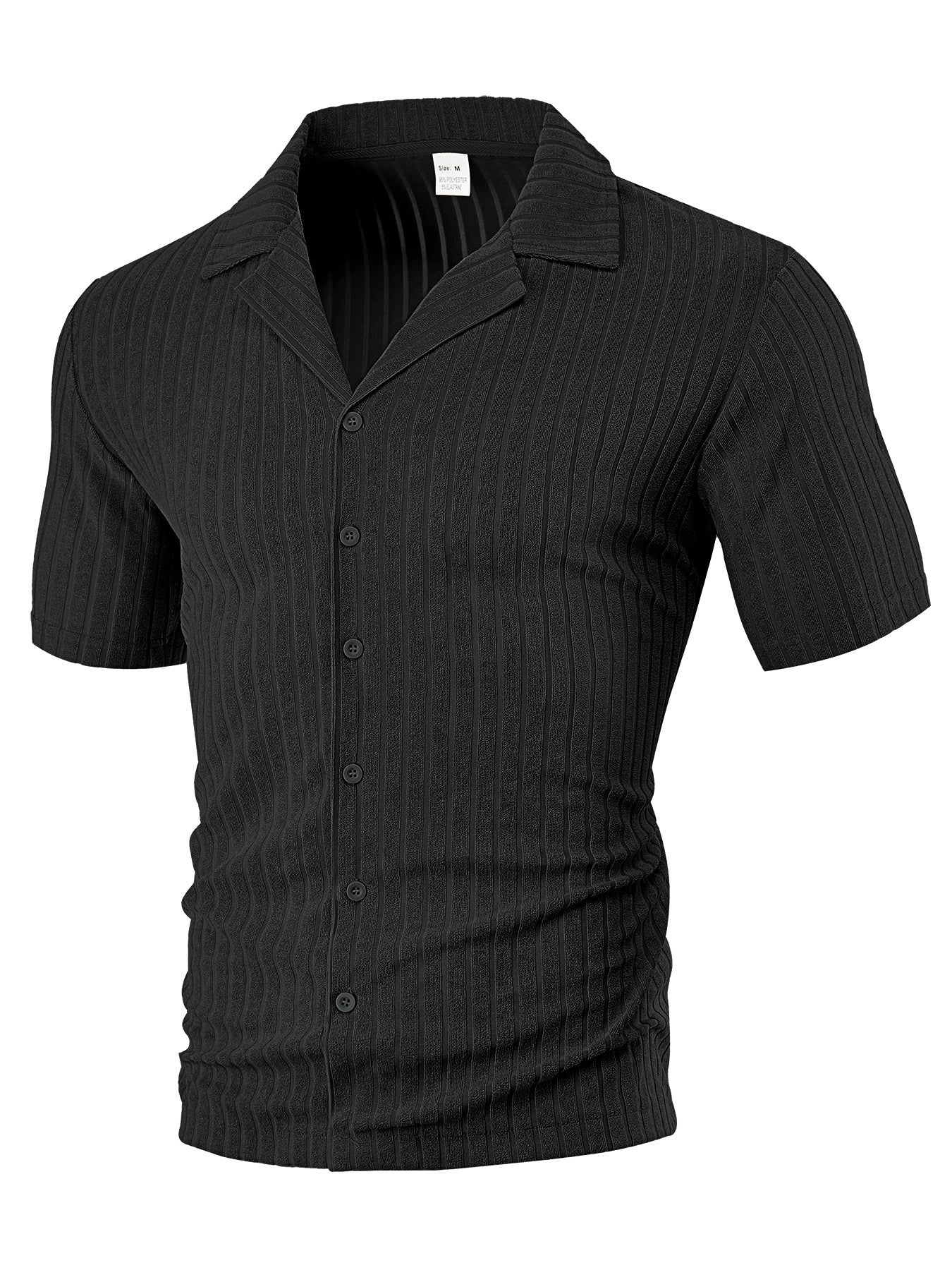 Loose Casual Breathable Lapel Men's Short Sleeve