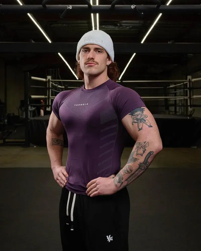 Sommer Seiden T-Shirt Herren