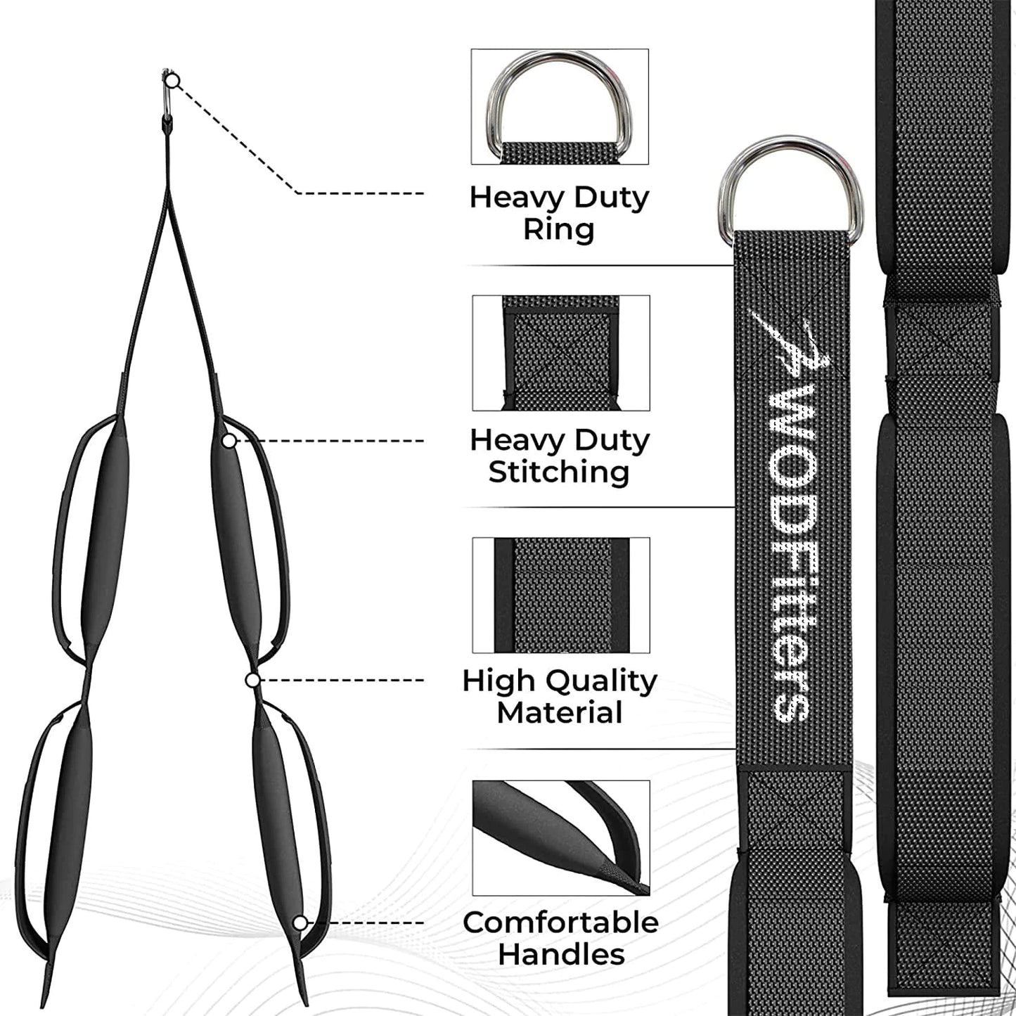 Trizepsseil als Home-Fitnessstudio-Zubehör