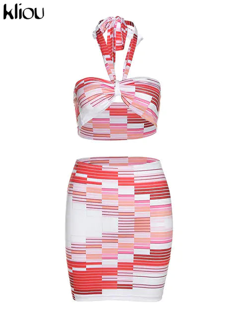 Kliou – Sexy, zweiteiliges Dekolleté-Set