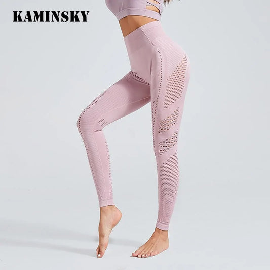 Kaminsky Sexy nahtlose Gym-Leggings mit hoher Taille