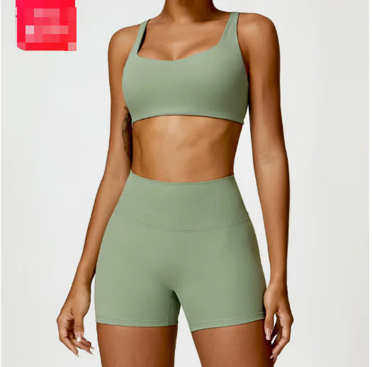 Set aus BH und Hose aus Stoff