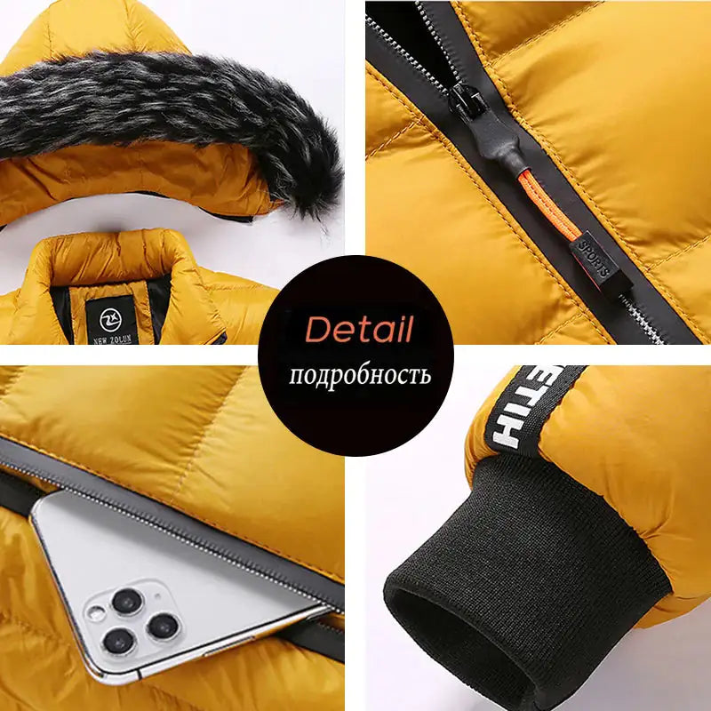 Winter Männer Warme Kapuze